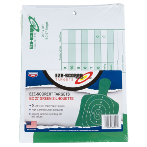 Birchwood Casey 37045 EZE-Scorer BC-27 Silhouette Paper Target 23 in x 35 in 5 Per Pack