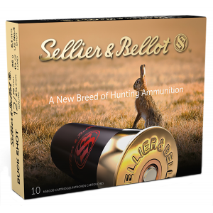 SELLIER & Bellot Sb12bsd Hunting 12 Gauge 2.75 In 27 Pellets 1 1/4 Oz 4 Buck Shot 10 Bx/ 25 Case