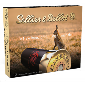 SELLIER & Bellot Sb12bse Hunting 12 Gauge 2.75 In 12 Pellets 1 1/4 Oz 00 Buck Shot 10 Bx/ 25 Case