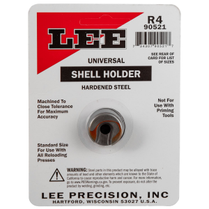 Lee Precision 90521 Shell Holder Universal #4R 17 Rem / 204 Ruger / 221 Fireball / 222 Rem / 223 Rem / 7mm TCU