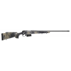 Bergara Rifles B14LM5610 B-14 Wilderness Terrain 28 Nosler 5+1 26in Threaded Barrel, Sniper Gray Cerakote, Woodland Camo Molded Stock