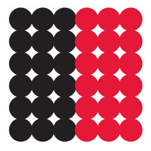Birchwood Casey 34118 Dirty Bird Repair Pasters Black/Red Adhesive Paper 1 in 12 PK