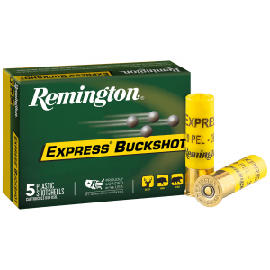 REMINGTON Ammunition 20630 Express Buckshot 20 Gauge 2.75 In 3 Buck Shot 5 Per Box/ 50 Cs