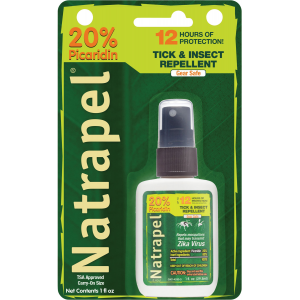 Natrapel 00066850 Picaridin Insect Repellent 1oz Spray Repels Ticks & Biting Insects Effective Up to 12 hrs - Natrapel