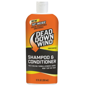 Dead Down Wind 121218 Shampoo/Body Wash Odor Eliminator Unscented Scent 12 oz Bottle