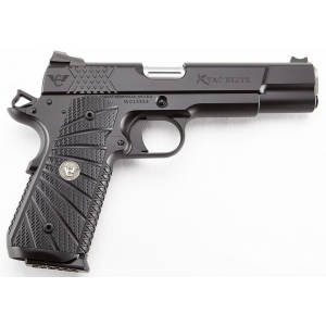 Wilson Combat X-TAC Elite Pistol XTCE-FS-45, 45 ACP, 5 Match, Fiber Optic, Black Armor-Tuff, 8 Rds