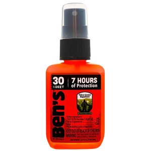 Ben's 00067190 30 Odorless Scent Spray Repels Ticks & Biting Insects 1.25 oz Effective Up to 8 hrs