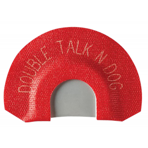 Johnny Stewart Wildlife Calls JSDIA9 Double Talk'n Dog Diaphragm Call Double Reed Coyote Sounds Red