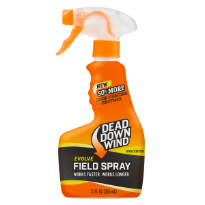 Dead Down Wind 131218 Evolve Field Spray Odor Eliminator Unscented Scent 12 oz Trigger Spray - Dead Down Wind