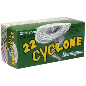 REMINGTON Ammunition 21222 Cyclone Rimfire 22 Lr 38 Gr Hollow Point 50 Per Box/ 100 Cs
