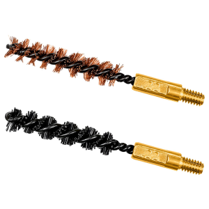 Otis FG322NB Bore Brush Set 5.56mm/22 LR/22-250/223 Cal 8-32 in Thread 2 in Long Bronze/Nylon Bristles 2 Per Pkg