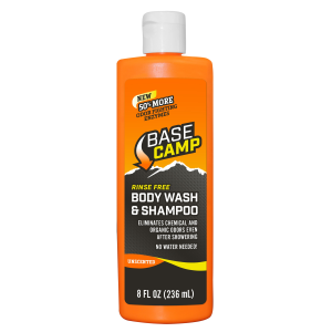 Dead Down Wind 1251 Base Camp Shampoo/Body Wash Odor Eliminator 8 oz Squeeze Bottle