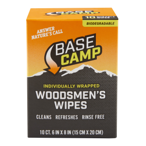 Dead Down Wind 1358 Base Camp Woodmen's Wipes Textured/Biodegradable 6 in x 8 in - Dead Down Wind