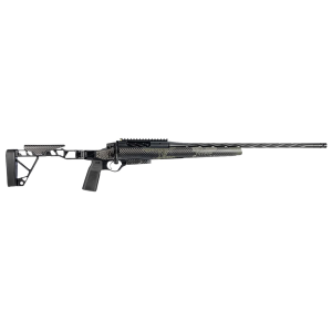 Seekins Precision 0011340043-F Havak Slam 7mm PRC 22 Black Cerakote Spiral Fluted Threaded Barrel, Black Hardcoat Anodize 20 MOA Rail w/Bubble Level Receiver, Skeletonized Wrapped Carbon Fiber Mountain Shadow Camo Aluminum Stock, Rifle - Seekins Precision