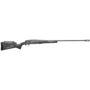 Browning 036078297 X-Bolt 2 Mountain Pro 300 PRC 3+1 24 Tungsten Cerakote Spiral Fluted Threaded Barrel & Drilled & Tapped Stainless Steel Receiver, Pic Rail Forend, Adj Comb & LOP Bronze/Gray Graphics Carbon Fiber Stock, Rifle - Browning