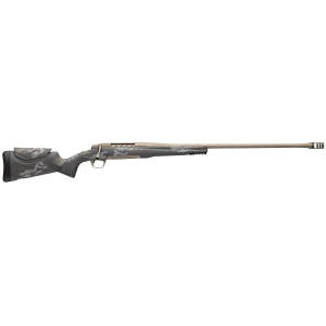 Browning 036086298 X-Bolt 2 Mountain Pro 7mm PRC 3+1 24 Burnt Bronze Cerakote Spiral Fluted Threaded Barrel & Drilled & Tapped Stainless Steel Receiver, Pic Rail Forend, Adj Comb & LOP Bronze/Gray Graphics Carbon Fiber Stock, Rifle - Browning