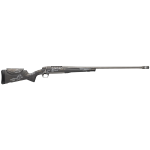 Browning 036078226 X-Bolt 2 Mountain Pro 30-06 Springfield 4+1 22 Tungsten Cerakote Spiral Fluted Threaded Barrel & Drilled & Tapped Stainless Steel Receiver, Pic Rail Forend, Adj Comb & LOP Bronze/Gray Graphics Carbon Fiber Stock, Rifle - Browning
