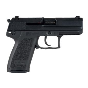 H&K 81000339 USP V1 Compact Frame 40 S&W 10+1, 3.58 in Black Polygonal, Rifled Barrel, Black Serrated Steel Slide, Black Polymer Frame, Black Polymer Grip, Night Sights, Bobbed Hammer, Pistol