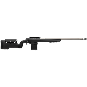 Browning 036094297 X-Bolt 2 Target Max 300 PRC 5+1 26 Satin Gray Fluted Threaded Barrel, Matte Blued Pic Rail Steel Receiver, Pic Rail Forend, Adj Comb & LOP Black Composite Stock, Rifle - Browning