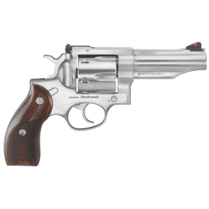 Ruger 5050 Redhawk 45 Colt (LC)/45 ACP 6 Shot, 4.20 Satin Stainless Steel Barrel, Satin Stainless Cylinder, Satin Stainless Steel Frame, Lasered Hardwood Grip, Exposed Hammer