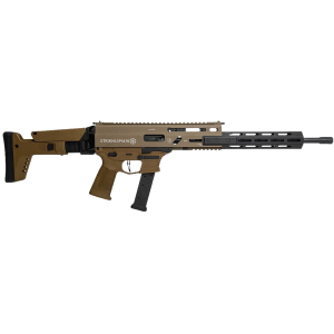 Grand Power 810091156483 SP9A3G Enhanced Stribog 9mm Luger 30+1 8 Black Threaded Barrel, Flat Dark Earth Pic Rail Aluminum Receiver, M-LOK Handguard, Side Fold Black Poly Stock, FDE Poly Grip, Thread Protector, Rifle - Global Defense