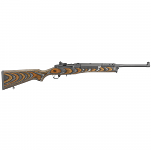 RUGER Mini-14 5.56mm Laminated Chevron Brown/black Stock Blue 5886