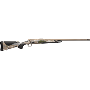 Browning 036006283 X-Bolt 2 Speed Full Size 280 Ackley Improved 4+1 24 Smoked Bronze Cerakote Fluted Threaded Barrel, Smoked Bronze Cerakote Drilled & Tapped Stainless Steel Receiver, Adj Vari-Tech Ovix Camo Synthetic Stock, Rifle - Browning