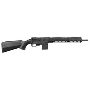 Fightlite SCR16BKM SCR-16 BKM .223 Rem/5.56 NATO 5+1 16.25 Matte Black Steel Barrel, Manganese Phosphate 7075-T6 Aluminum Push-Pin Takedown Receiver, Fixed Matte Black Poly Stock, M-LOK Handguard, Rifle - Fightlite
