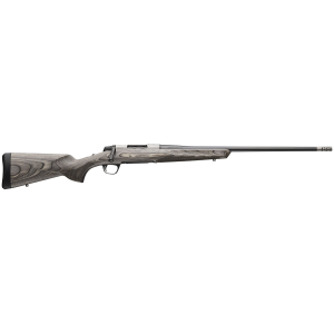 Browning 036092282 X-Bolt 2 Hunter Full Size 6.5 Creedmoor 4+1 22 Matte Blued Threaded Sporter Barrel, Drilled & Tapped Stainless Steel Receiver, Fixed Gray Laminate Stock, Radial Muzzle Brake, Rifle - Browning