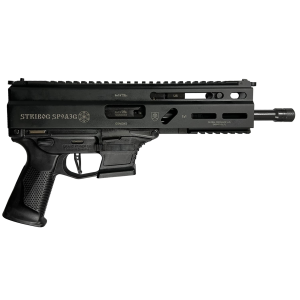 Grand Power 8588005808545 SP9A3G Stribog 9mm Luger 30+1 8 Black Threaded Barrel, M-LOK Handguard, Black Aluminum Pic Rail Receiver, Black Poly Grip, Thread Protector, Tactical Pistol - Global Defense