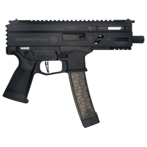 Grand Power 8588005808590 SP9A3S Stribog 9mm Luger 30+1 5.50 Black Threaded Barrel, M-LOK Handguard, Black Aluminum Pic Rail Receiver, Rear Pic Rail, Black Poly Grip, Thread Protector, Tactical Pistol - Global Defense