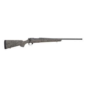 Howa 1500 Long Action, Bolt Action Rifle, 7mm PRC, 24 in Barrel, Barrel, Threaded 1/2x28, HS Precision Gray with Black Webbing Fiberglass Stock, 3 Position Safety, 4 Rounds, Hinged Floorplate Mag, Right Hand HHS7PRCGRYBLK