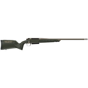 Christensen 8011503601 Evoke 7mm BC 3+1 20 Dark Gray Cerakote Button Rifled/Threaded Barrel, Dark Gray Cerakote Pic Rail Steel Receiver, Adj Gray w/Bronze Logo Poly Stock, Rifle - Christensen Arms