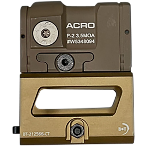 B&T AP200777FDEM Aimpoint ACRO P-2 Flat Dark Earth 1 x 0.59 x 0.59 3.5 MOA Red Dot - B&T Firearms