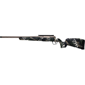 Savage 32381 Axis 2 Pro Compact 243 Win 4+1 20 Gun Metal Bronze Cerakote Spiral Fluted Threaded Barrel, Gun Metal Bronze Cerakote Pic Rail Carbon Steel Receiver, Fixed w/Pistol Grip Textured Forest SP Camo Synthetic Stock, Left Hand, Rifle - Savage Arms