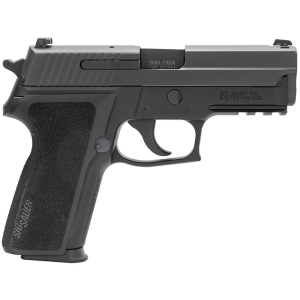 Sig Sauer 229R9BSSCA P229 *CA Compliant Compact Frame 9mm Luger 10+1, 3.90 in Black Carbon Steel Barrel, Black Nitron Serrated Stainless Steel Slide, Black Hardcoat Anodized Aluminum Frame w/Picatinny Rail, Black E2 Grip, No Safety, Right Hand, Pisto