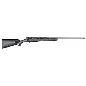 CHRISTENSEN Arms Ca10280214411 Mesa 300 Win Mag 3+1 24in Threaded Barrel, Tungsten Gray Cerakote, Black With Gray Webbing Stock