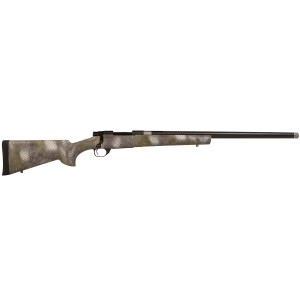Howa HGCF65CKTS M1500 Hogue 6.5 Creedmoor 5+1 24 in Black Carbon Fiber Steel Barrel, Black Steel Receiver, Kratos Camo Hogue OverMolded Synthetic Stock, Rifle
