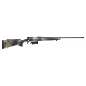 Bergara Rifles B14S652 B-14 Wilderness Terrain 6.5 Creedmoor 5+1 24in Threaded Barrel, Matte Blued, Woodland Camo Stock