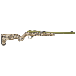 Tactical Solutions ATDMODBBMOB X-Ring Takedown VR 22 LR 10+1 16.50 in Matte Olive Drab Fluted Chromoly Steel Barrel, Matte Olive Drab w/Attached Scope Rail Receiver, Mossy Oak Bottomland Magpul X-22 Backpacker Stock, Rifle