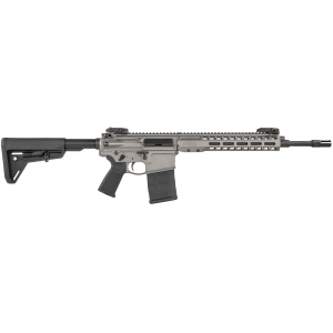 BARRETT Rec10 Rifle 16924, 308 Win, 16 In Barrel, Magpul Moe Stock, M-lok, Tungsten Grey Cerakote, Alg Trigger, 20+1 Rds