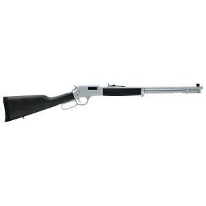 Henry H012GMAW Big Boy All Weather Side Gate Full Size 357 Mag 10+1 20 in Hard Chrome Plated Steel Barrel, Satin Hard Chrome Steel Receiver, Stained Hardwood Wood Stock Right Hand, Rifle