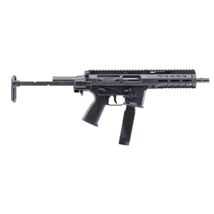B&T SPC, Semi-auto Rifle, SBR, 10MM, 9 in Barrel, Anodized Finish, Black, Telescoping Stock, 1 Mag, 15 Rounds BT-500167-SBR-TS - B&T Firearms