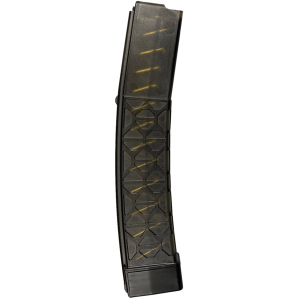 Grand Power 8588005940191 Stribog 30rd Curved 9mm Translucent Smoke Poly, Magazine - Global Defense