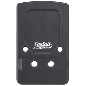 Foxtail Precision 100013 Rear Sight Dovetail Optic Adapter Plate for non MOS Glock Black Anodized Glock Non MOS - Foxtail Precision