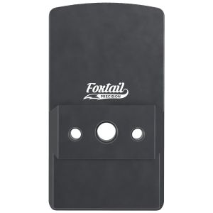 Foxtail Precision 100016 Rear Sight Dovetail Optic Adapter Plate for S&W M&P/M&P 2.0 Black Anodized Smith & Wesson M&P 2.0/C.O.R.E - Foxtail Precision