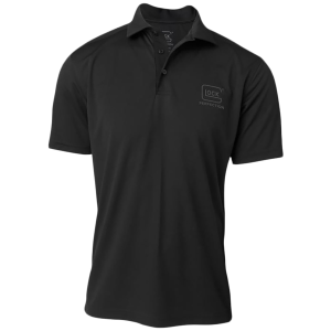 Glock AP96213 Glock Perfection Polo Black Polyester Mesh Short Sleeve Large,Polos - Glock