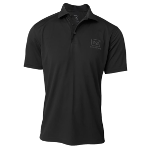 Glock AP96215 Glock Perfection Polo Black Polyester Mesh Short Sleeve 2XL,Polos - Glock
