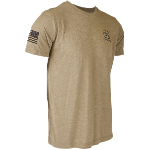 Glock AP96314 2nd Amendment Tee Olive Cotton/Polyester Short Sleeve Large,Graphic Tees - Glock