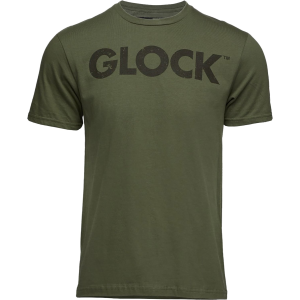 Glock AP96157 Caliber Tee Military Green Ringspun Cotton Short Sleeve Medium,Graphic Tees - Glock